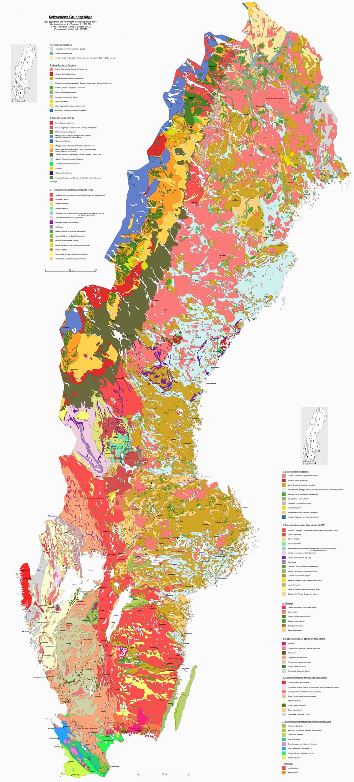mappa di mappa geologica