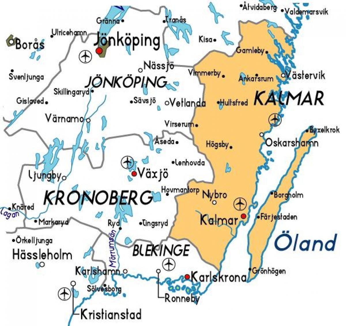 Kalmar, Svezia mappa