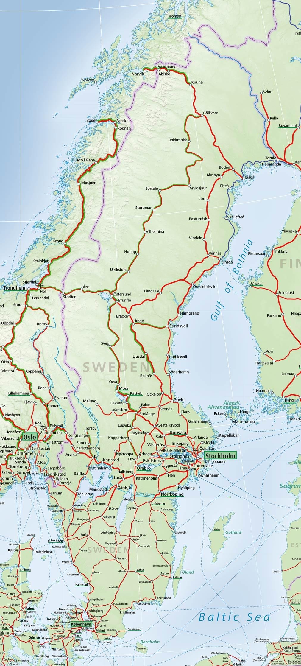 ferroviario di Svezia