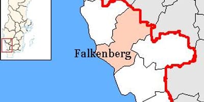 Mappa di Falkenberg, Svezia